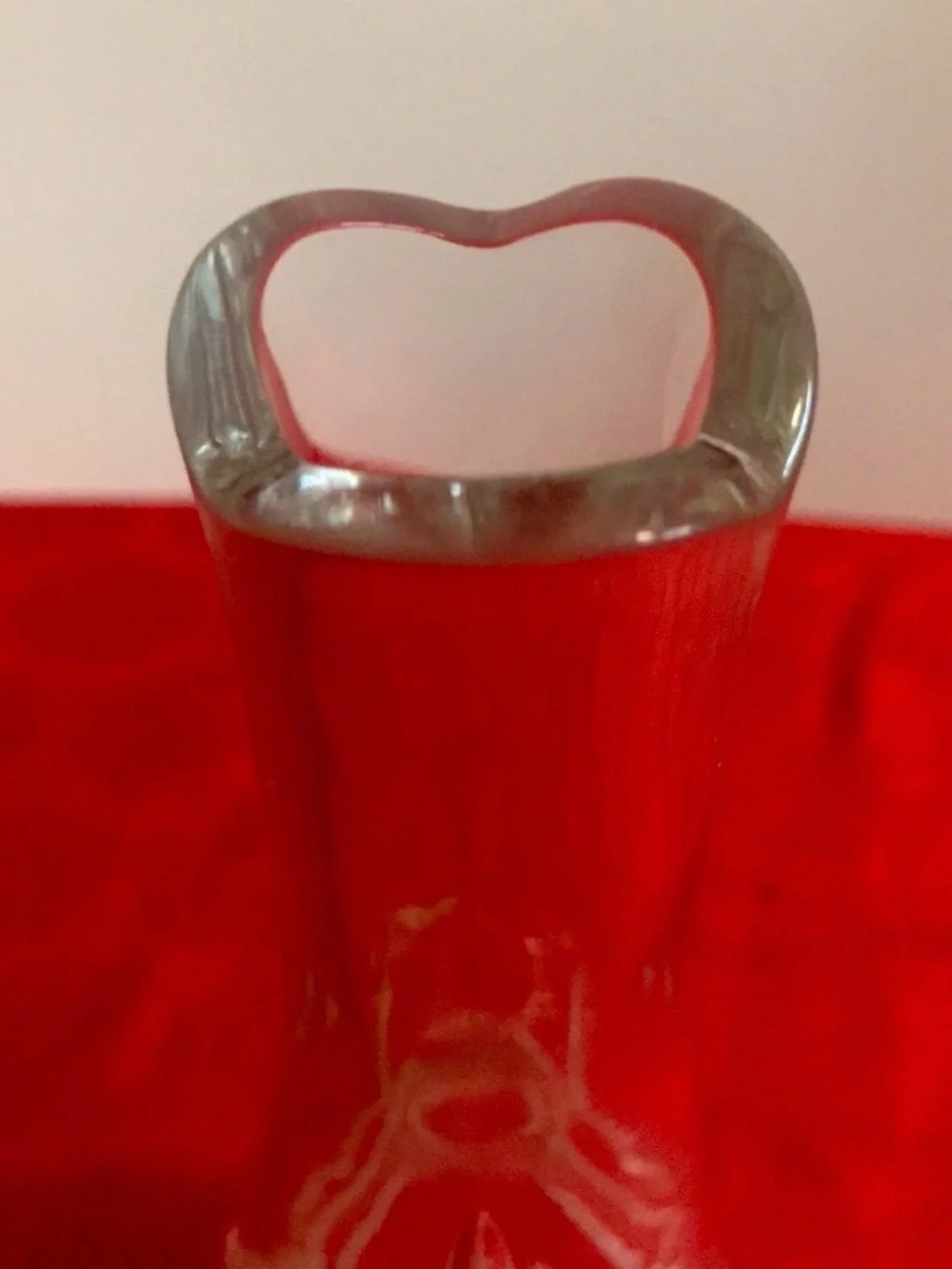 Rogaska Clear Crystal Bud Vase